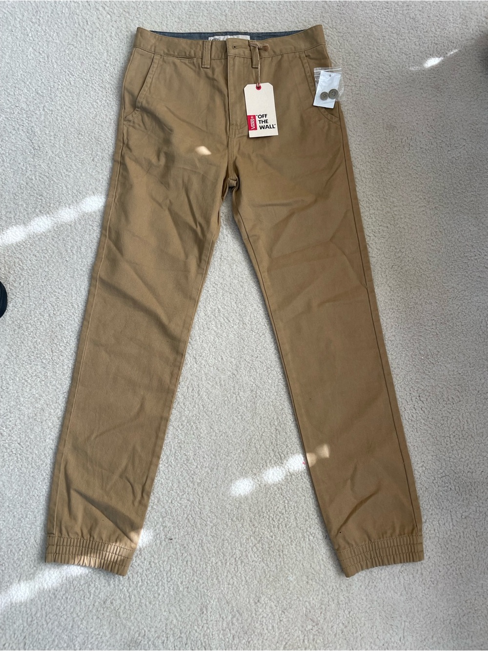 Vans teen Brown Jogger Pants